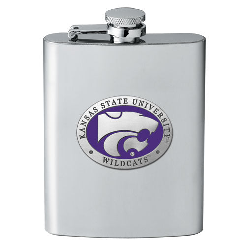 Kansas State University Stainless Steel Flask – 8 oz