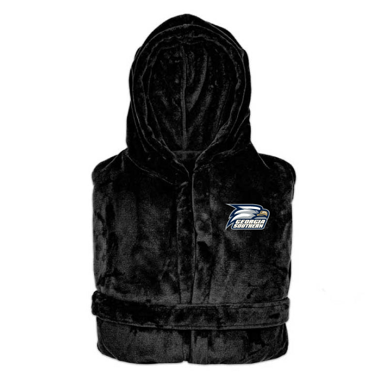 Georgia Southern Eagles- Hooded Bathrobe Unisex Plush Lounge Robe