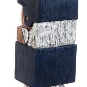 New York Yankees 16" Tiki Totem Garden Statue - Vintage MLB Mascot Outdoor Decor & Man Cave Figurine