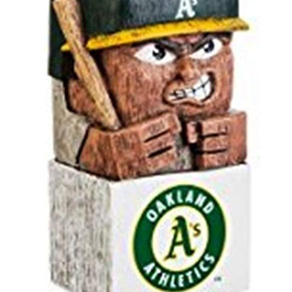 Oakland Athletics Tiki Totem Garden Statue - MLB Mascot Outdoor Yard Decor & Man Cave Figurine