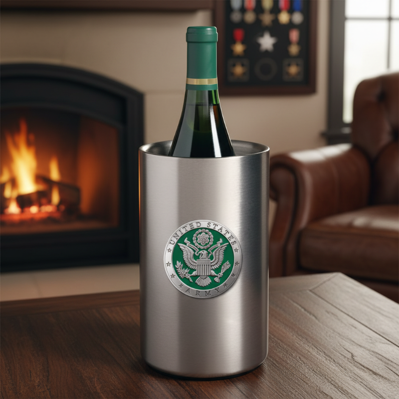 U.S. Army Heritage Double-Wall Insulated Wine Chiller