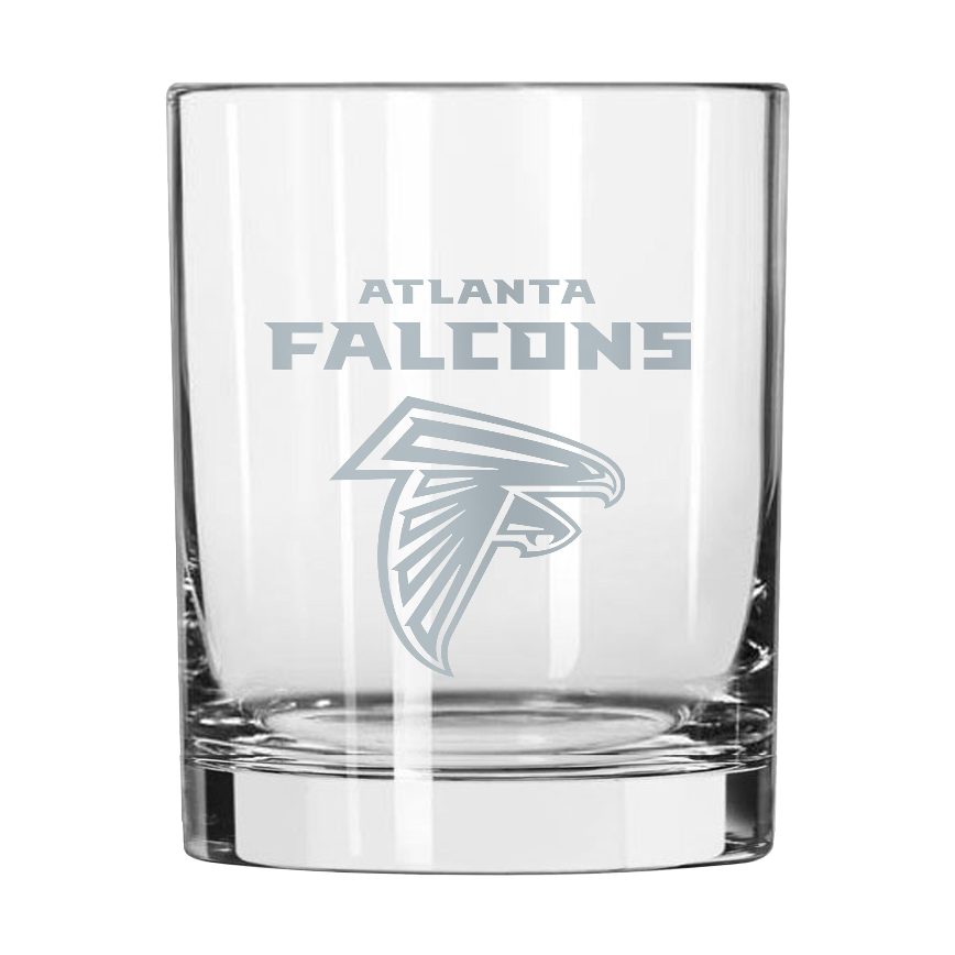 Atlanta Falcons 14oz Rocks Glass