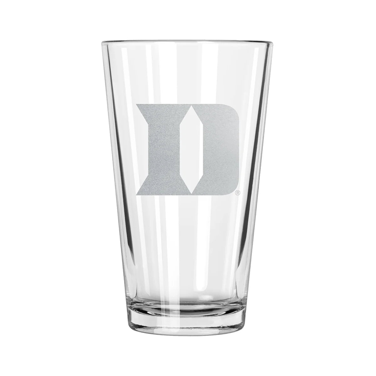 Duke Blue Devils Etch Pint Glass - Official NCAA Merchandise