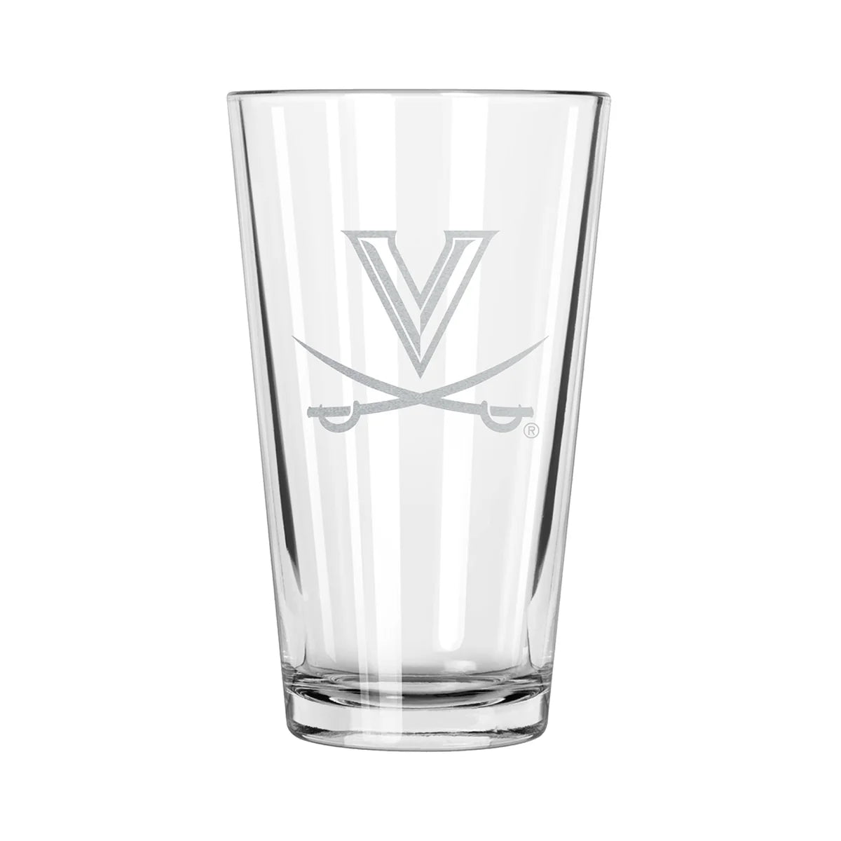 Virginia Cavaliers Etch Pint Glass - Official NCAA Merchandise