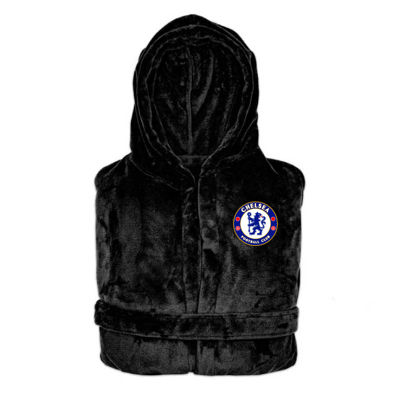 Chelsea Football Club - Hooded Bathrobe Unisex Plush Lounge Robe