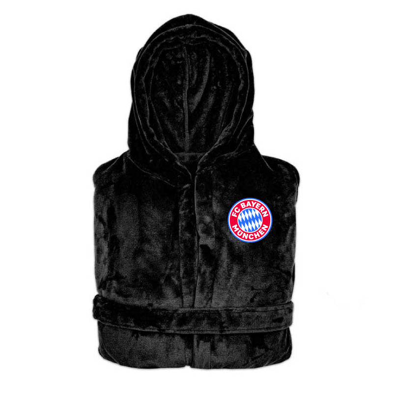 FC Bayern München - Hooded Bathrobe Unisex Plush Lounge Robe