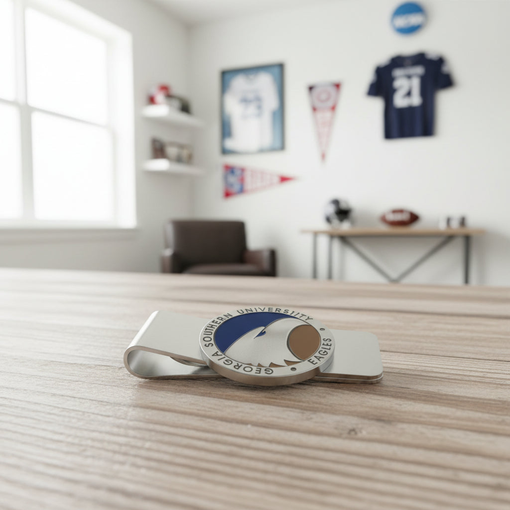 Money clip with Georgia Southern University logo in a black box