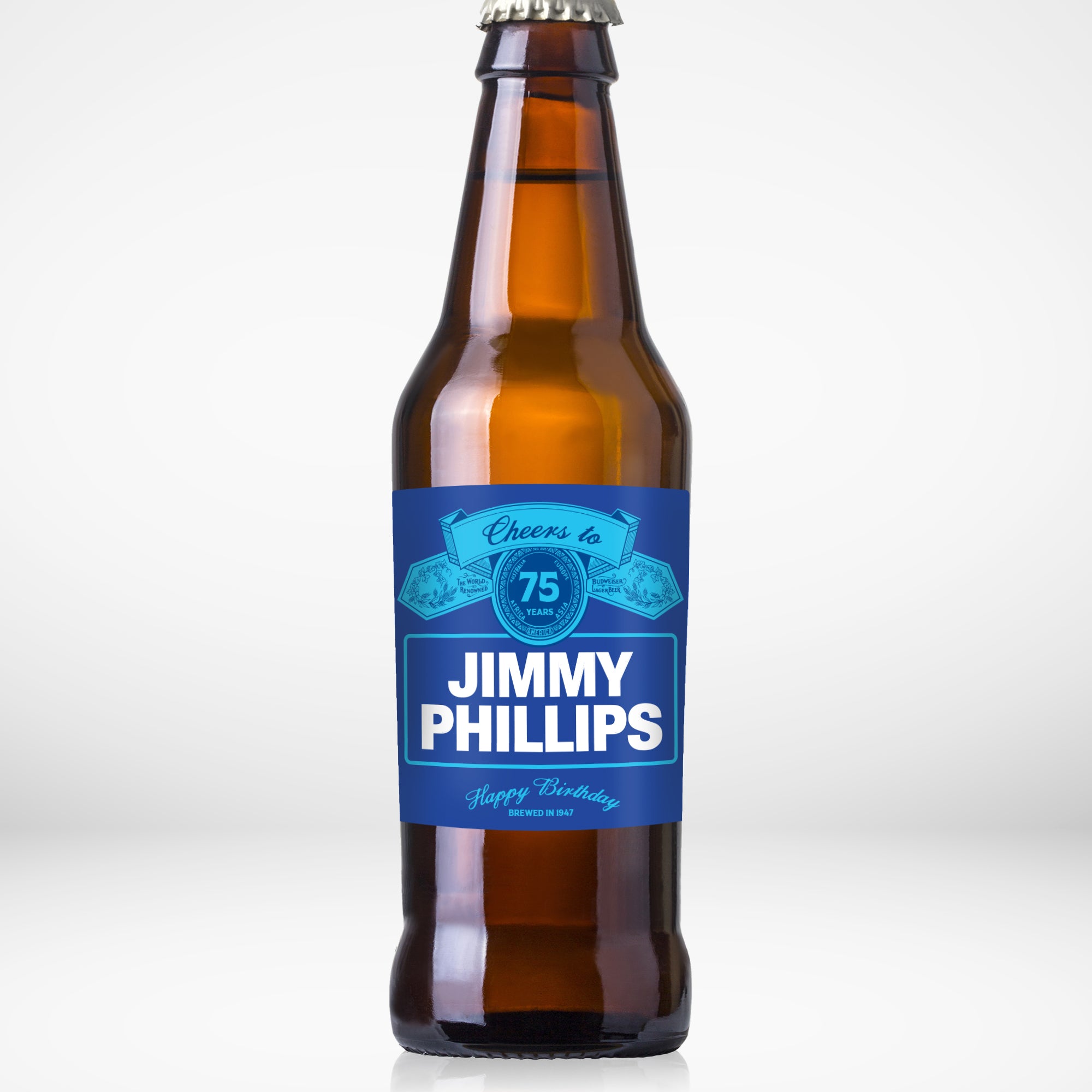 Personalized Bud Light Inspired Beer Labels