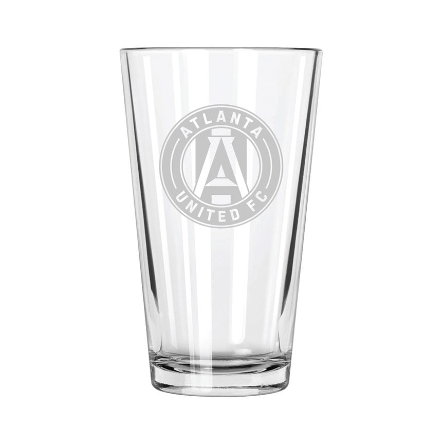 Atlanta United FC Etch Pint Glass - Official MLS Merchandise