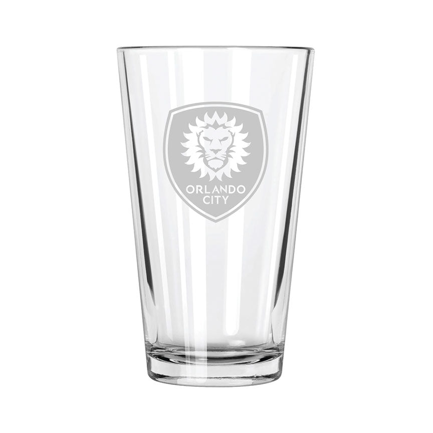 Orlando City SC Etch Pint Glass - Official MLS Merchandise