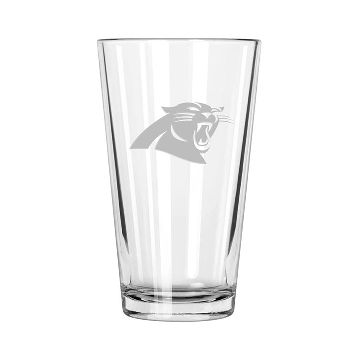 Carolina Panthers Etch Pint Glass - Official NFL Merchandise