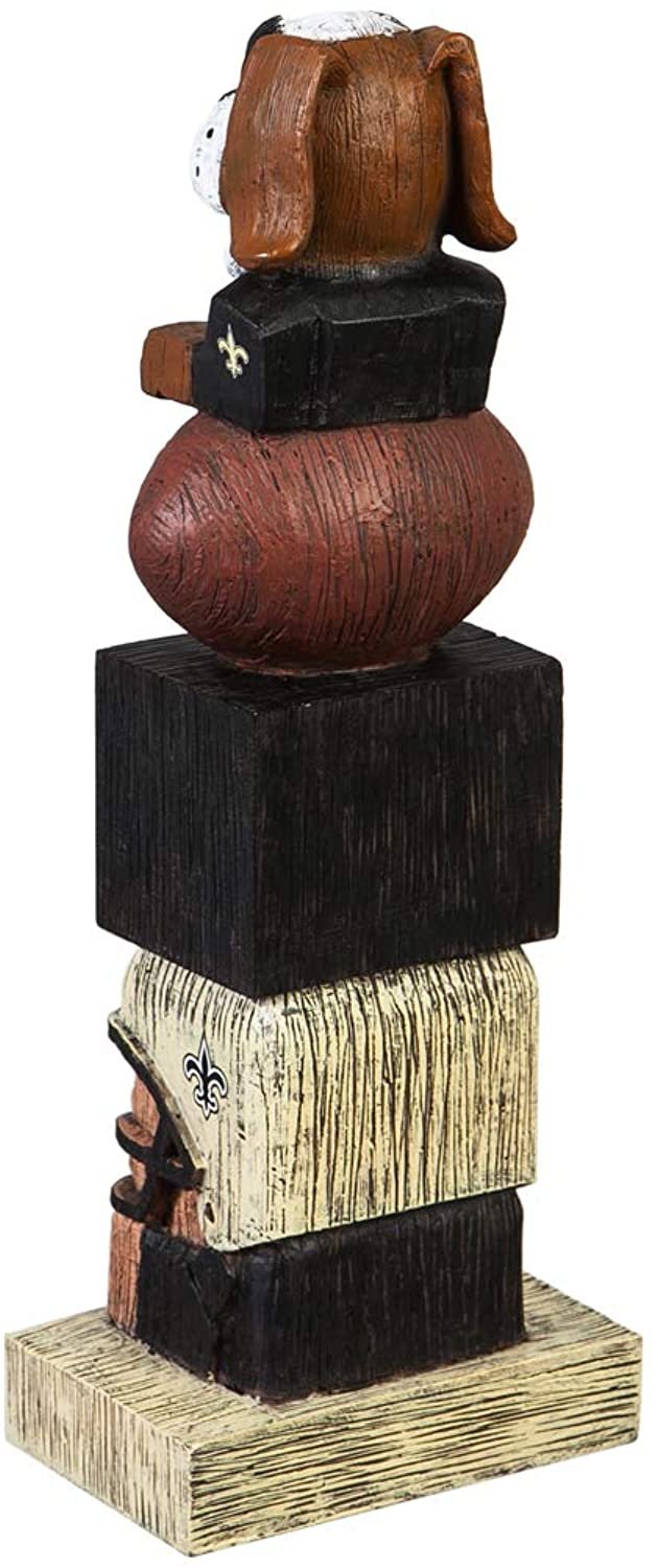 New Orleans Saints Tiki Totem Garden Statue - NFL Mascot Outdoor Yard Decor & Man Cave Figurine