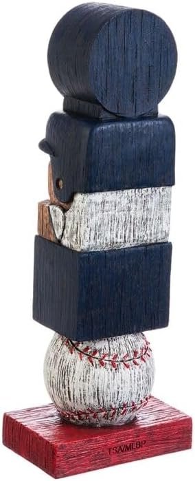 New York Yankees 16" Tiki Totem Garden Statue - Vintage MLB Mascot Outdoor Decor & Man Cave Figurine