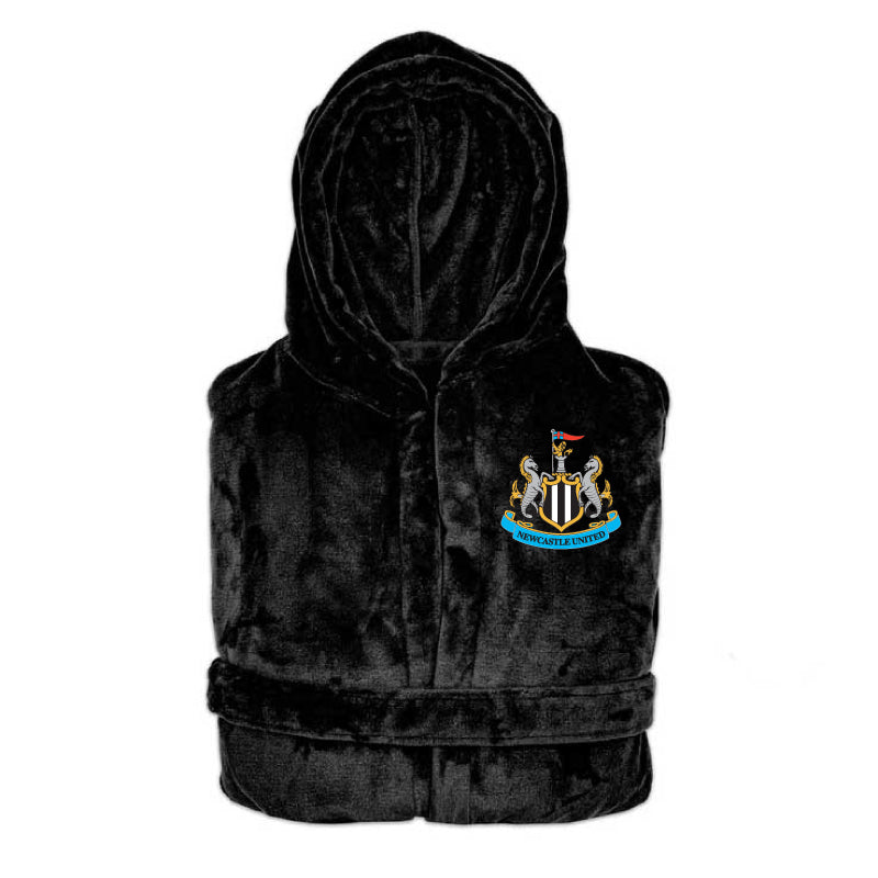 Newcastle FC - Hooded Bathrobe Unisex Plush Lounge Robe
