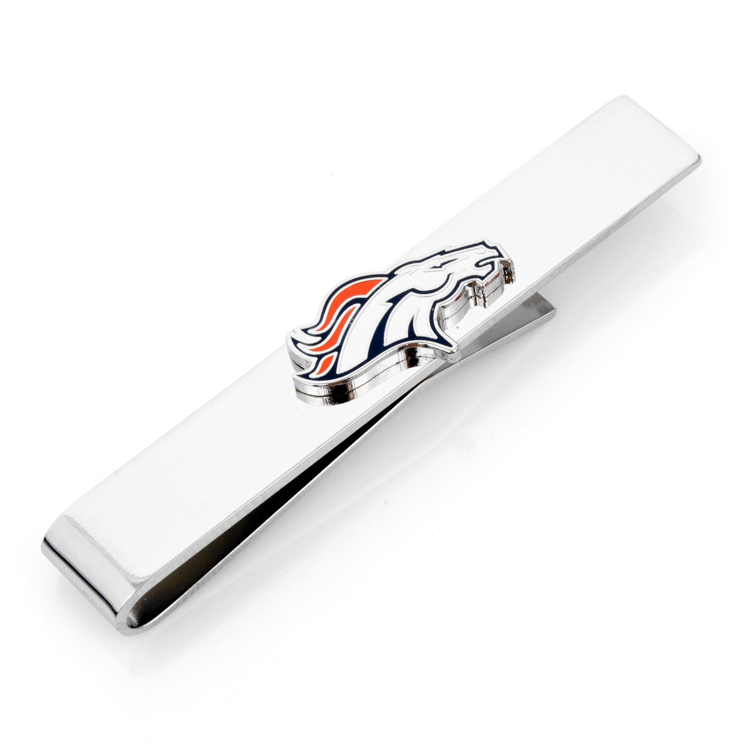 NFL Denver Broncos Cufflinks and Tie Bar Gift Set | Officially Licensed Football Accessories