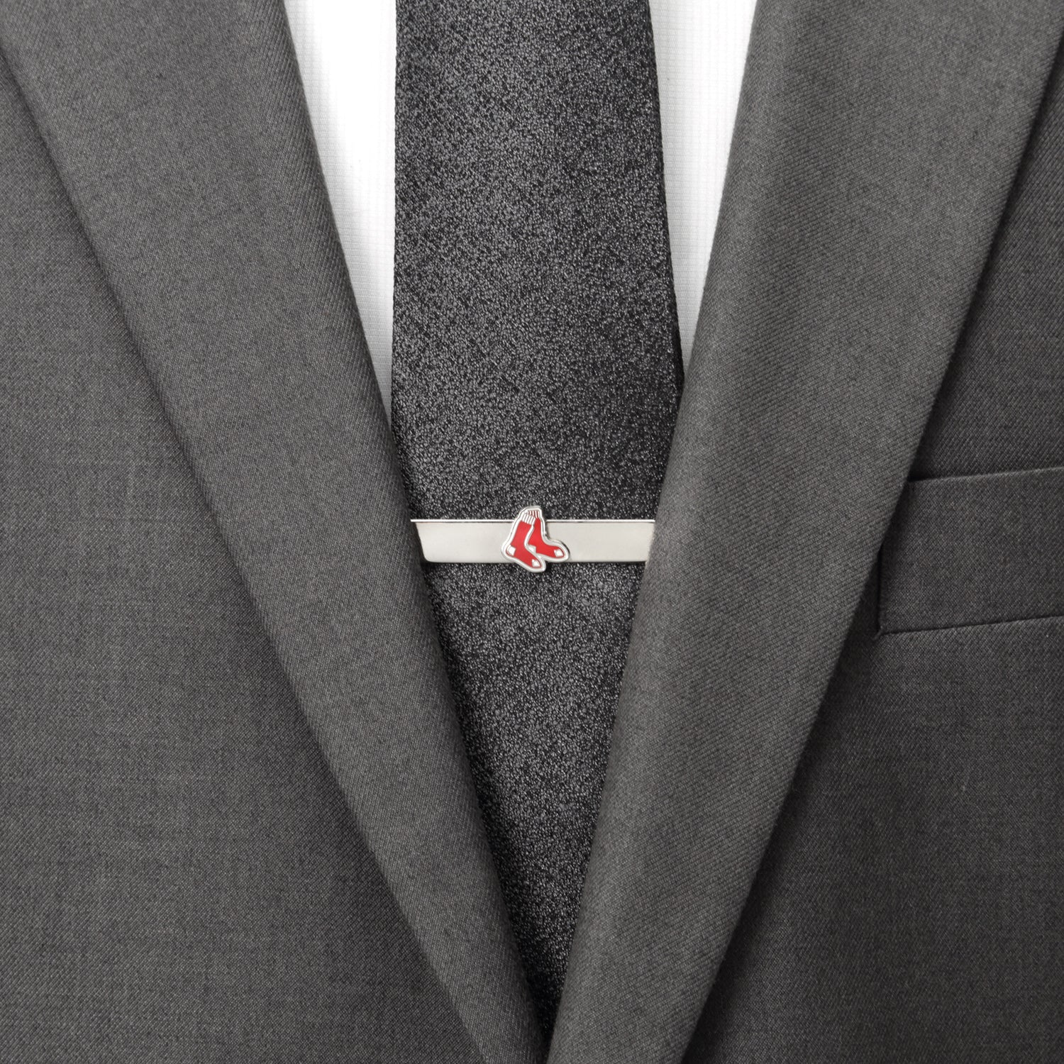 MLB Boston Red Sox Cufflinks and Tie Bar Gift Set | Officially Licensed Baseball Accessories