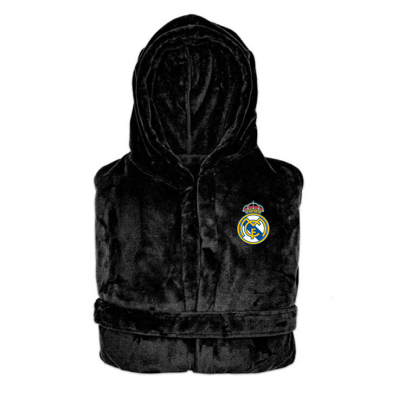 Real Madrid Football Club - Hooded Bathrobe Unisex Plush Lounge Robe
