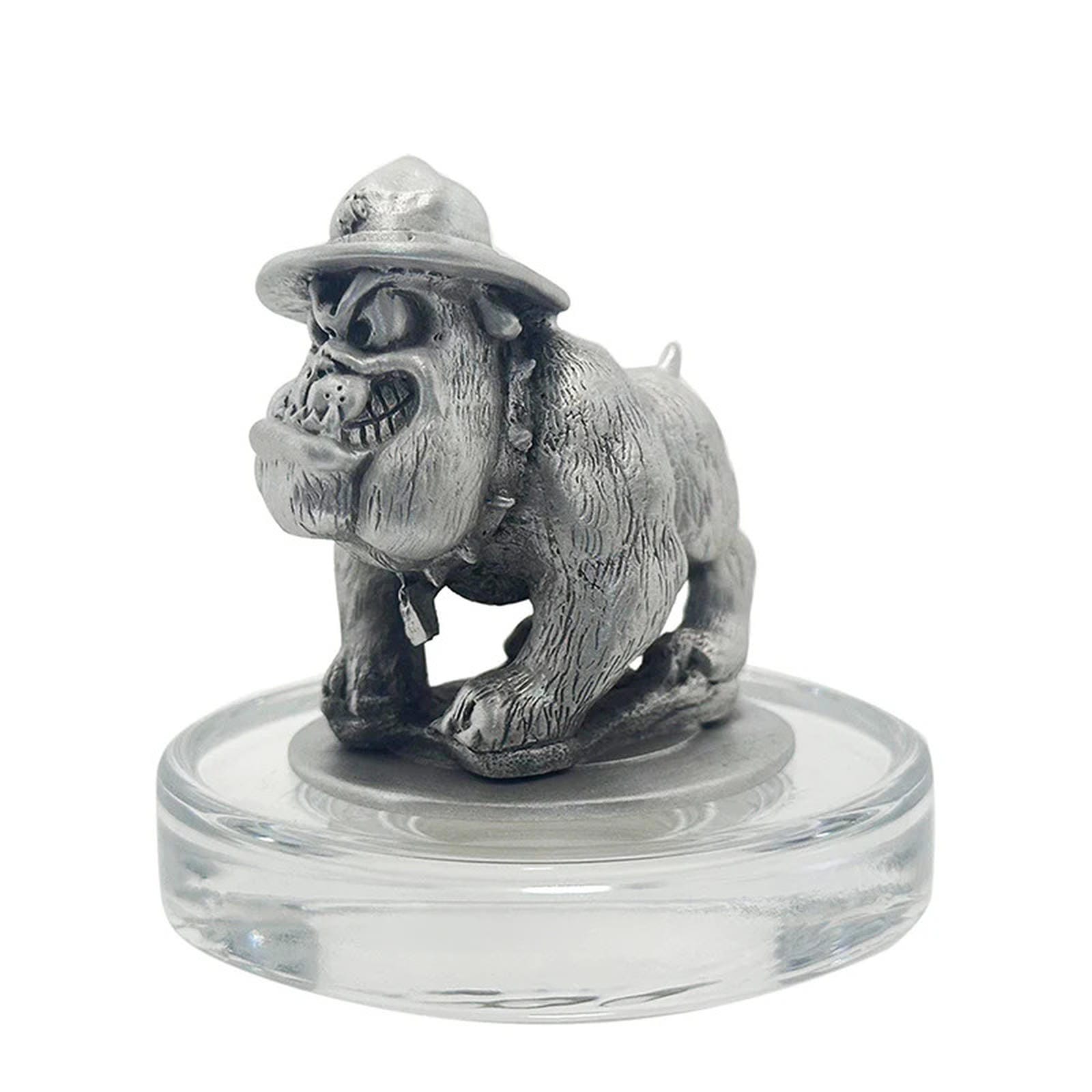 USMC Heritage Whiskey Decanter - Fine Pewter Bulldog & 3D Sculpted Top