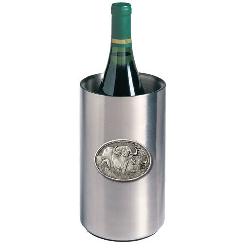 African Cape Buffalo Double-Wall Insulated Wine Chiller