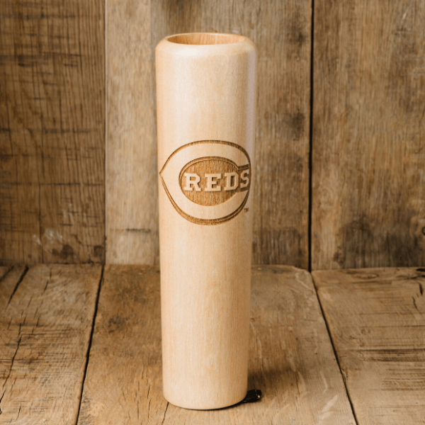 Cincinnati Reds Official MLB Baseball Bat Mug - Handcrafted 12oz Wooden Dugout Mug