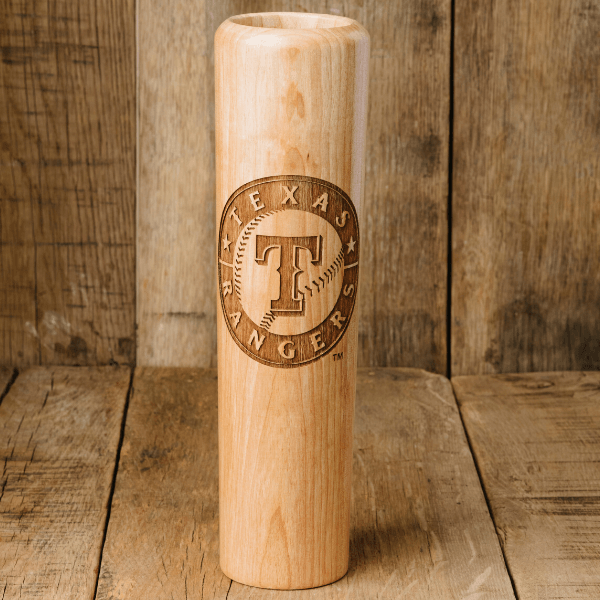 Texas Rangers Official MLB Baseball Bat Mug - Handcrafted 12oz Wooden ...