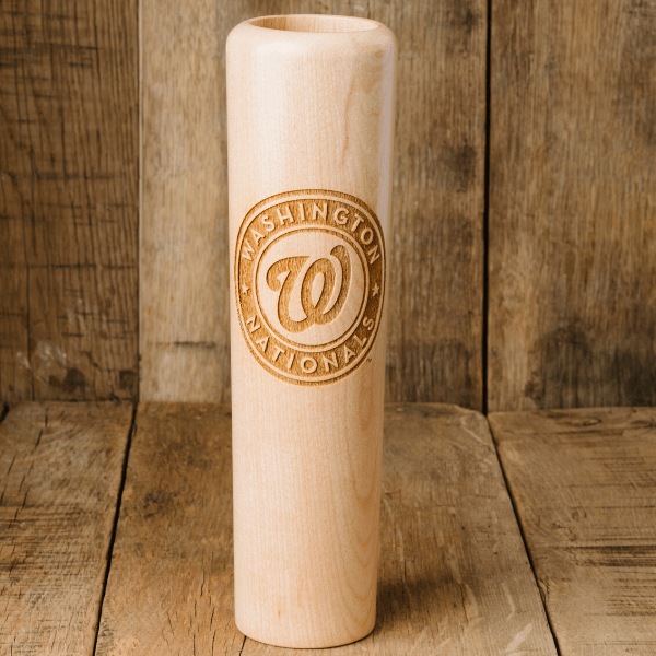Washington Nationals Official MLB Baseball Bat Mug - 12oz Handcrafted Wooden Dugout Mug