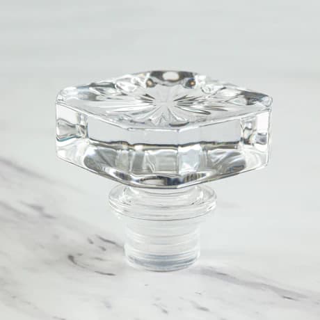 Clear Glass Decanter Stopper