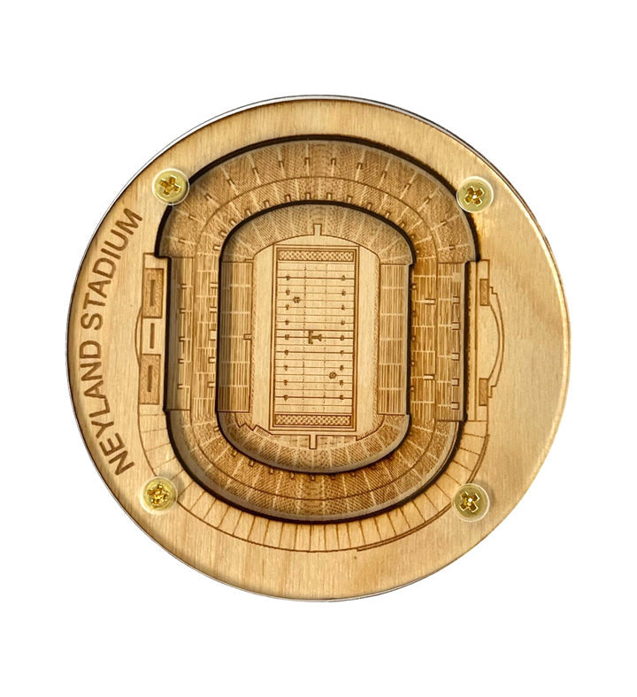 Knoxville Stadium Map Art Coaster - Neyland Stadium Edition