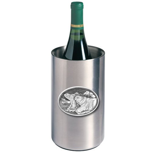 Arctic Sovereign Polar Bear Double-Wall Insulated Wine Chiller